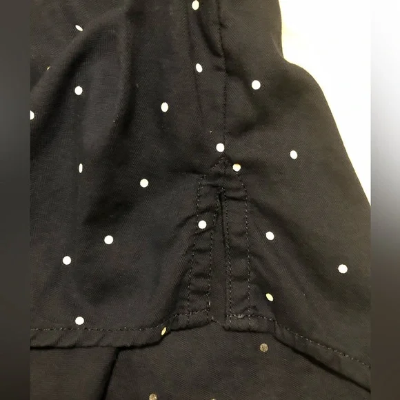 St. John’s Bay, XL, blue & white polka dot button up blouse - Picture 12 of 13